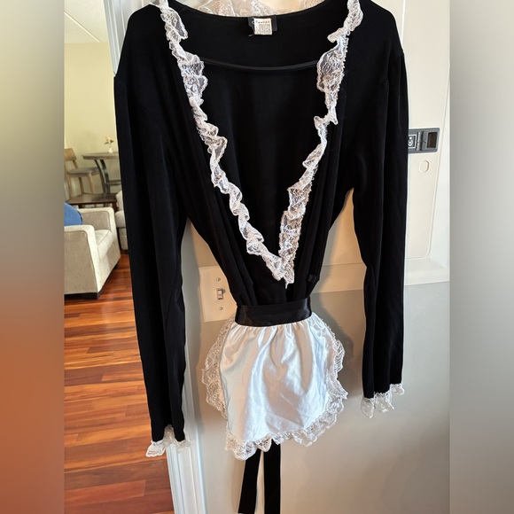 Lovers Lane Other - Lovers lane French maid lace trimmed Women's jacket and apron